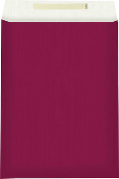 Geschenkbeutel mit Selbstklebeverschluss  UNI COLOUR BORDEAUX