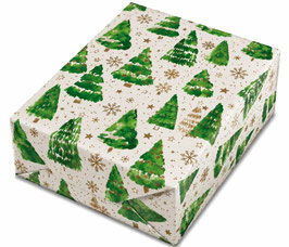 Geschenkpapier  HOLY NIGHT GREEN - RECYCLING   STA2608-9901R