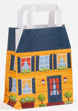PAPIERTRAGETASCHE  "SUMMER HOUSE YELLOW"