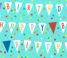 K601642   HAPPY BIRTHDAY LIGHT BLUE