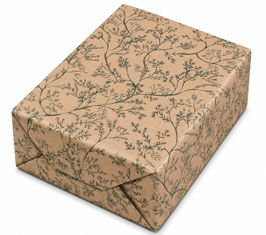Geschenkpapier - WINTER BRANCHES RECYCLING GREEN  -  STA2821-2600GJ