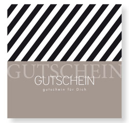 Gutschein "STRIPES BLACK" 492010029