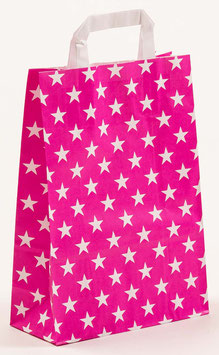 WEIHNACHTSTRAGETASCHE  "STARS PINK"