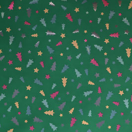 STA2121-2600A     FESTIVE TREES GREEN