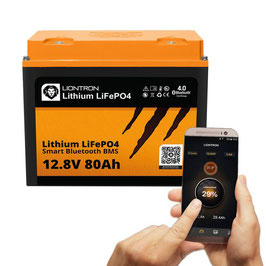 LIONTRON LiFePO4 12,8V 80Ah LX Smart BMS mit Bluetooth 5 Jahre Hersteller Garantie