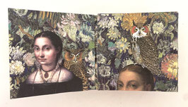 Artist Book:  Ladies and Their Owls #2