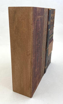 Altered Book:  Flat Library