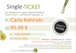 Kochkurs-Tickets – Single oder Duo
