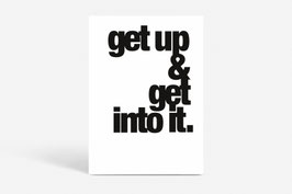 FINE ART PRINT / GET UP!