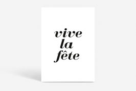 FINE ART PRINT / VIVE LA FETE