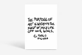 FINE ART PRINT / BRUSH PABLO PICASSO