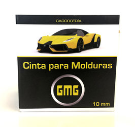 CINTA PARA MOLDURAS GMG Borde plastico 10mm. X 10mts