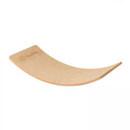 MeowBaby® Balanceboard Balancierbrett aus Holz 'Junior' 64x30cm