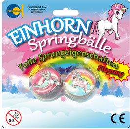 Fun Trading Einhorn Springbälle 2er Set