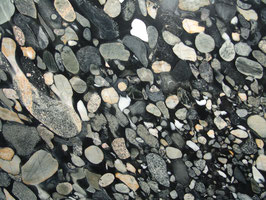 Granit Treppe Black Marinace poliert