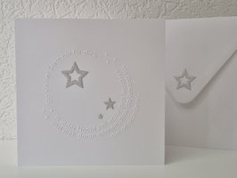 Grußkarte, Ein kleiner Stern nur für dich - Stern 15x15cm