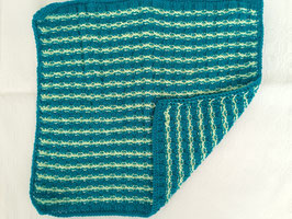 Kuscheldecke türkis gelb