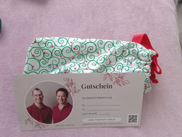 Gutschein für eine Behandlung bei maximum care cosmetics