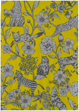 ECHINO Wonder dry mustard - Baumwollstoff KOKKA