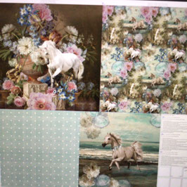 Stenzo Kissen-Panel Romantic Horses