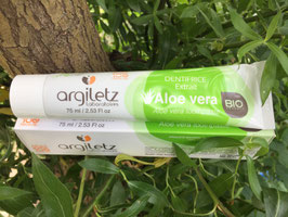 Dentifrice BIO à l'extrait d'argile verte et extrait d'aloe vera BIO - 75 ml