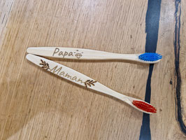 Brosse à dents en Bambou personnalisable