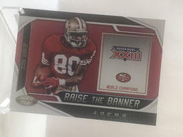 Jerry Rice (49ers) 2019 Certified Raise the Banner #RTB-JR