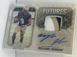 Myles Gaskin (Washington/ Vikings) 2019 Panini Legacy Futures Patch Autographs #FP-MG