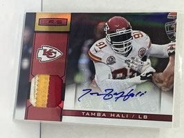 Tamba Hali (Chiefs) 2013 Rookies & Stars Longevity Black Materials Autograph #14
