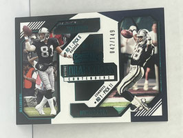 Tim Brown/ Michael Irvin (Raiders/ Cowboys) 2024 Contenders Draft Class Teal #10
