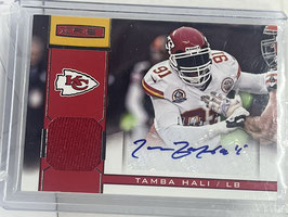Tamba Hali (Chiefs) 2013 Rookies & Stars Materials Autograph #14