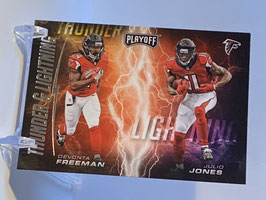 Julio Jones/ Devonta Freeman (Falcons) 2017 Playoff Thunder & Lightning #2