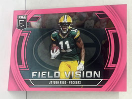 Jayden Reed (Packers) 2025 Donruss Elite Field Vision Pink #10