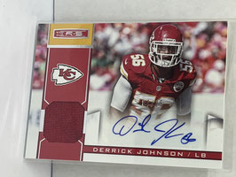 Derrick Johnson (Chiefs) 2013 Rookies & Stars Materials Autograph #12