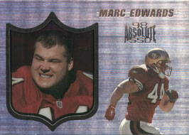 Marc Edwards (49ers) 1998 Playoff Absolute SSD #26