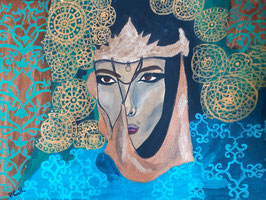 Orientalisch 1: Frau mit Kopfschmuck