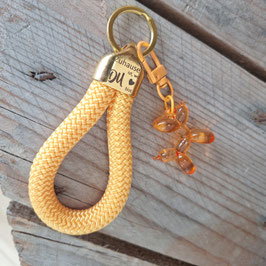 Schlüsselanhänger gelb Ballonhund