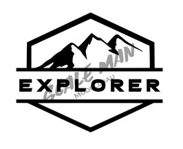 Aufkleber "Explorer" (2 Stück)
