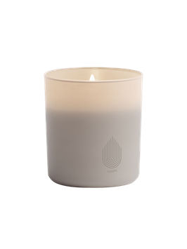 UYUNI GLASS CANDLE L Sandstone (h 10,2 cm b: 9,2 cm)