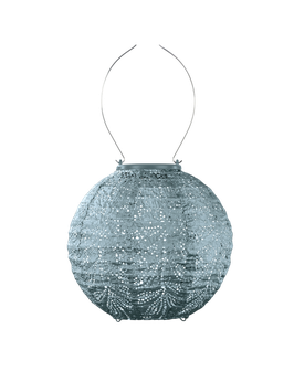 LUMIZ solarlampion - rond 20 folia grey blue