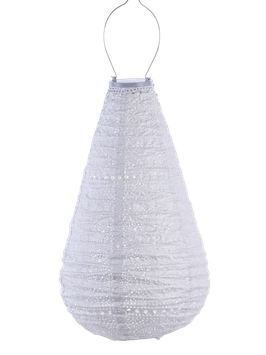 LUMIZ solarlampion - drop 28 spectare silver