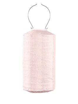 LUMIZ solarlampion - cylinder 18 cm paisley soft blush