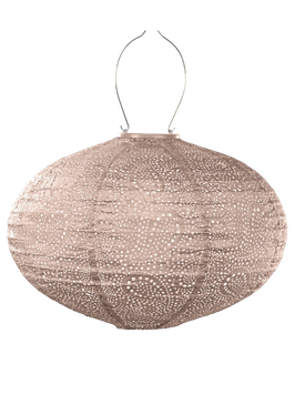 LUMIZ solarlampion - oval 40 cm paisley soft blush