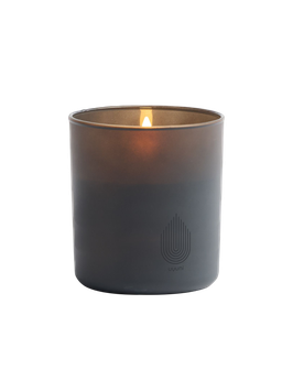 UYUNI GLASS CANDLE L Grey (h 10,2 cm b: 9,2 cm)