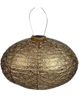 LUMIZ lampion - oval 40 cm gold