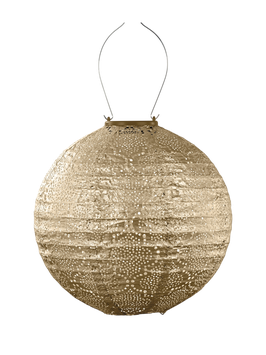 LUMIZ solarlampion - rond 30 cm bazaar gold