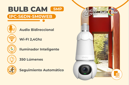 CAMARA IMOU IP BULBCAM SIN LUZ 5MP