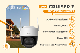 CAMARA WIFI IMOU CRUISER Z 2.8MM Y 12MM ZOOM 5MP