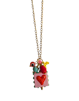 COLLAR TAORMINA | cadena & corazón