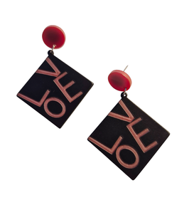 PENDIENTES BLACK LOVE